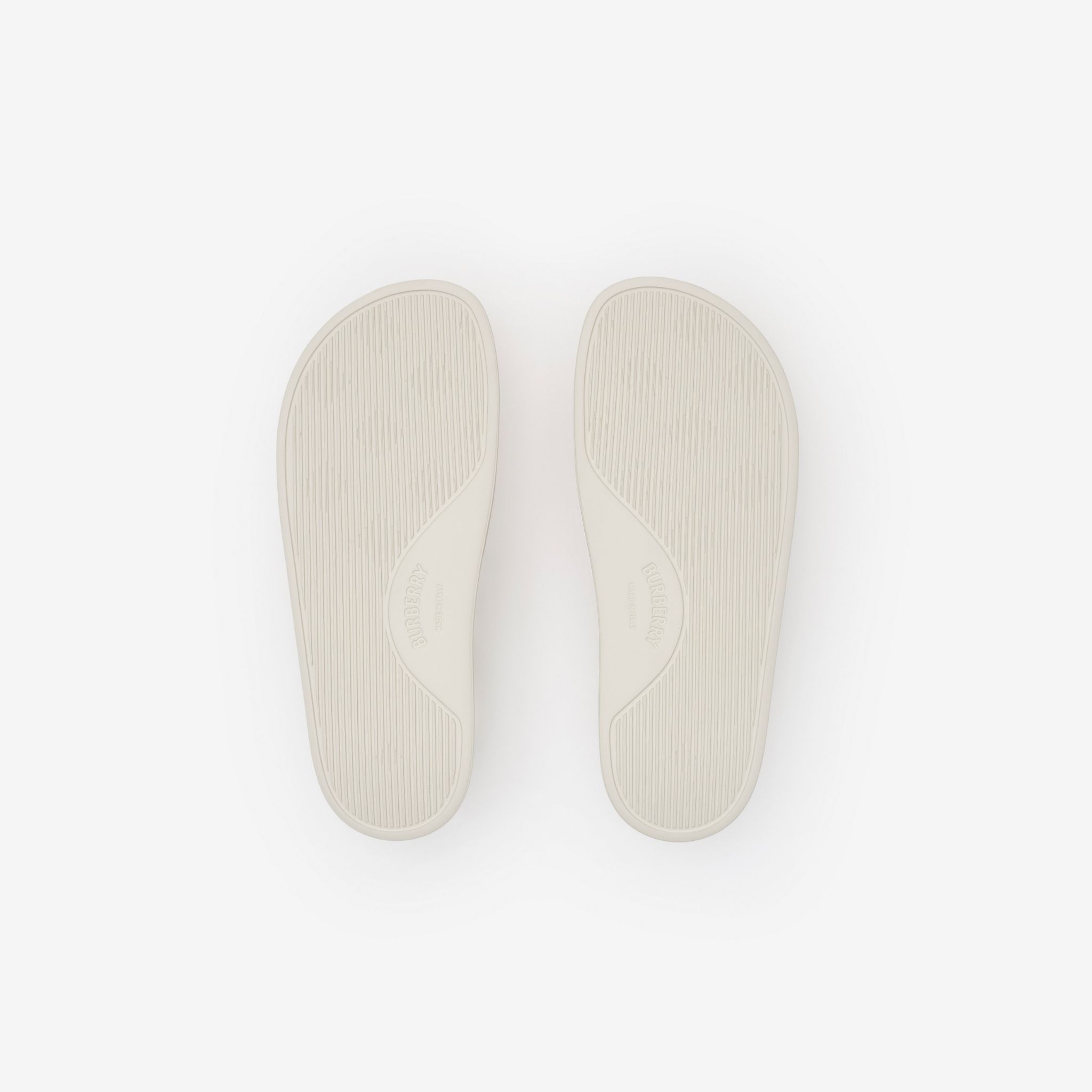  Dép Nữ Burberry Logo Slides 'White' 