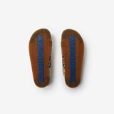  Dép Nữ Burberry Python-print Leather Urchin Sandals 'Beige' 