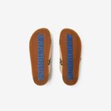  Dép Nữ Burberry Raffia-effect Urchin Sandals 'Reed Beige' 
