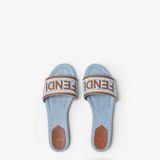  Dép Nữ Fendi Sunshine 'Light Blue' 