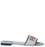  Dép Nữ Fendi Sunshine 'Light Blue' 