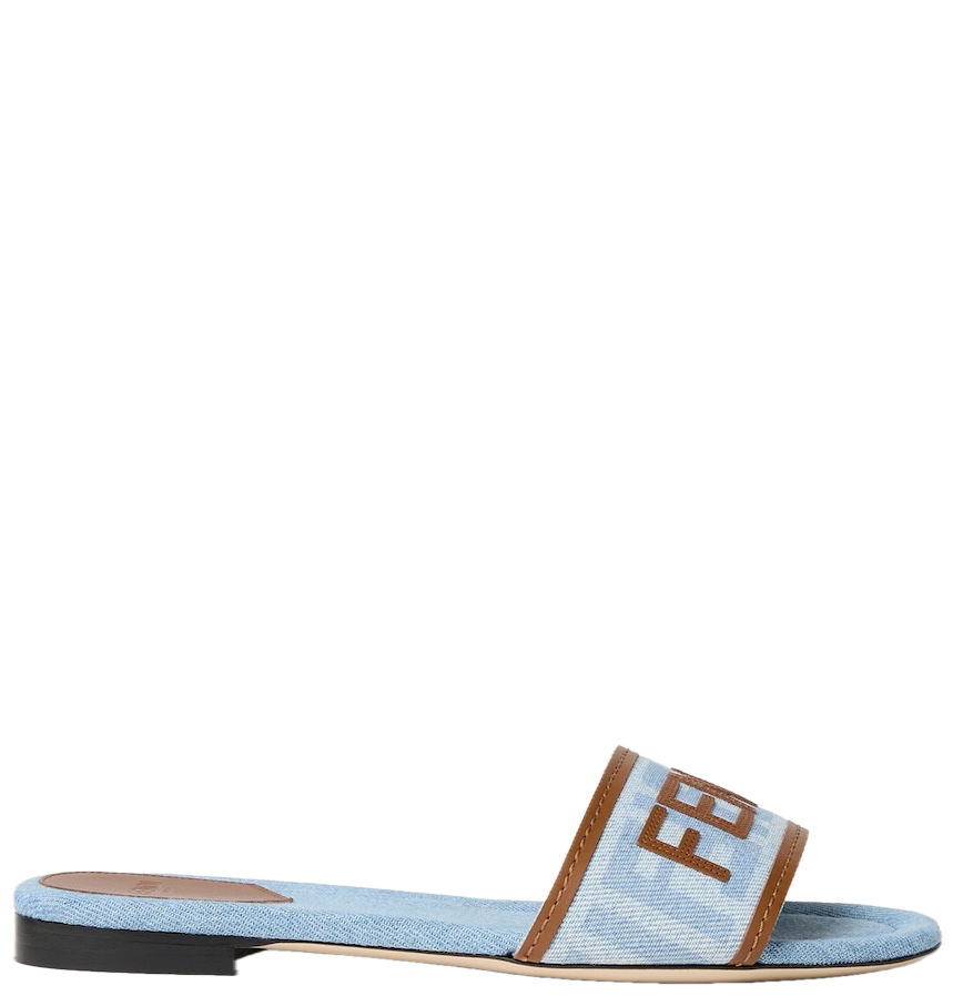  Dép Nữ Fendi Sunshine 'Light Blue' 