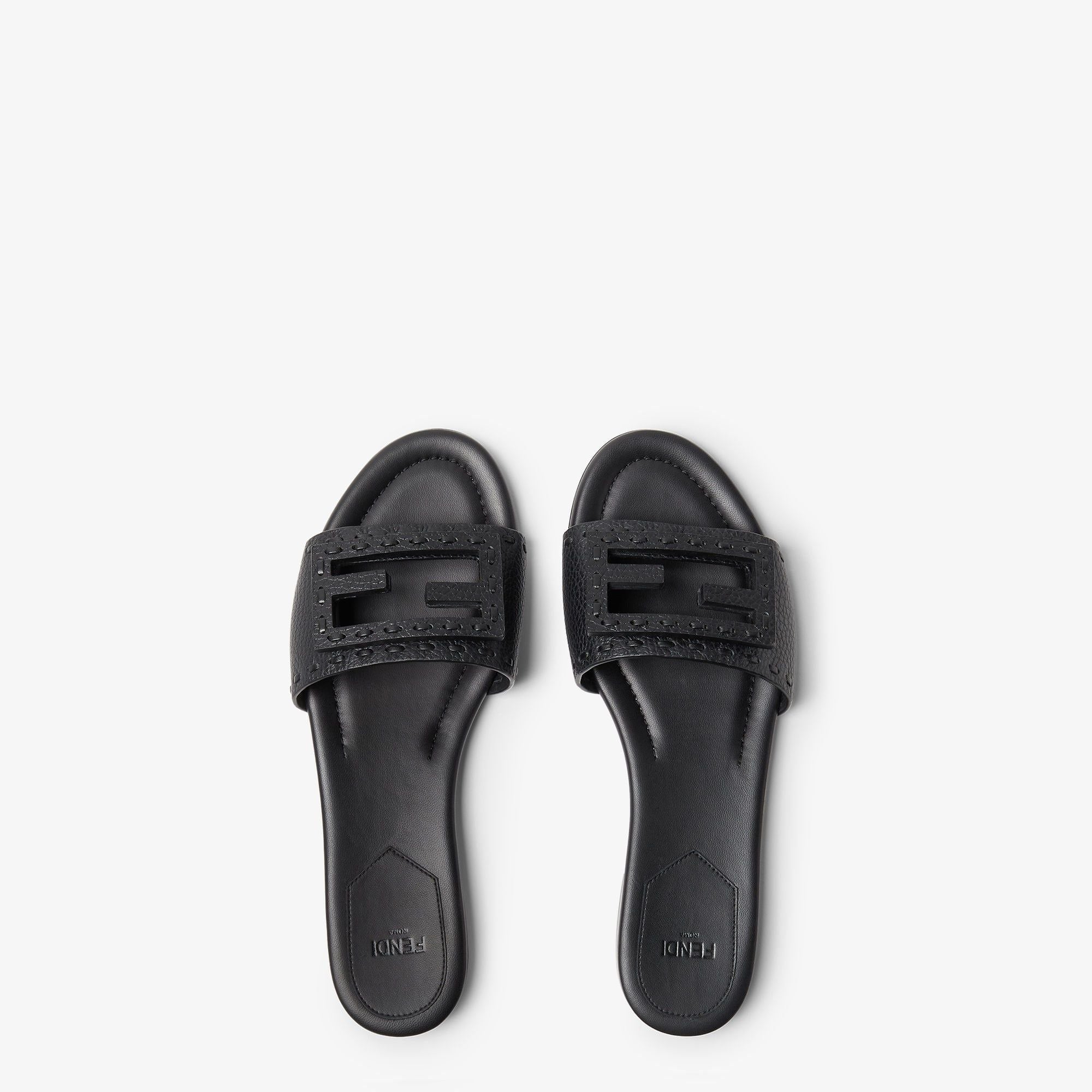  Dép Nữ Fendi Tube 'Black' 