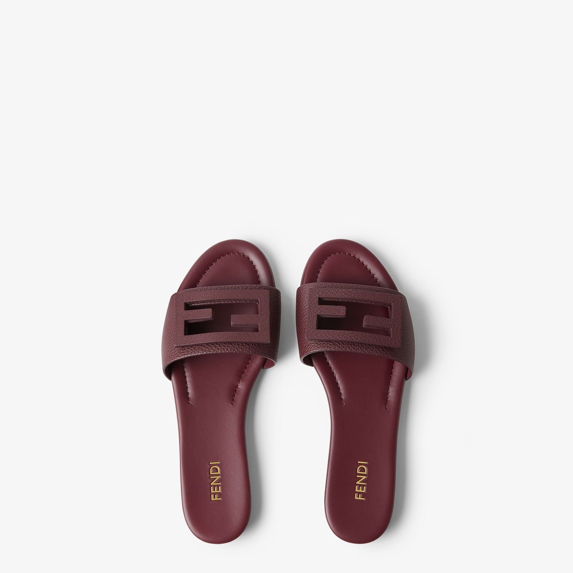  Dép Nữ Fendi Tube 'Burgundy' 