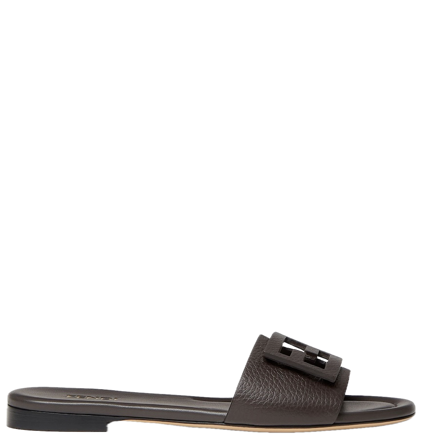  Dép Nữ Fendi Tube 'Dark Brown' 