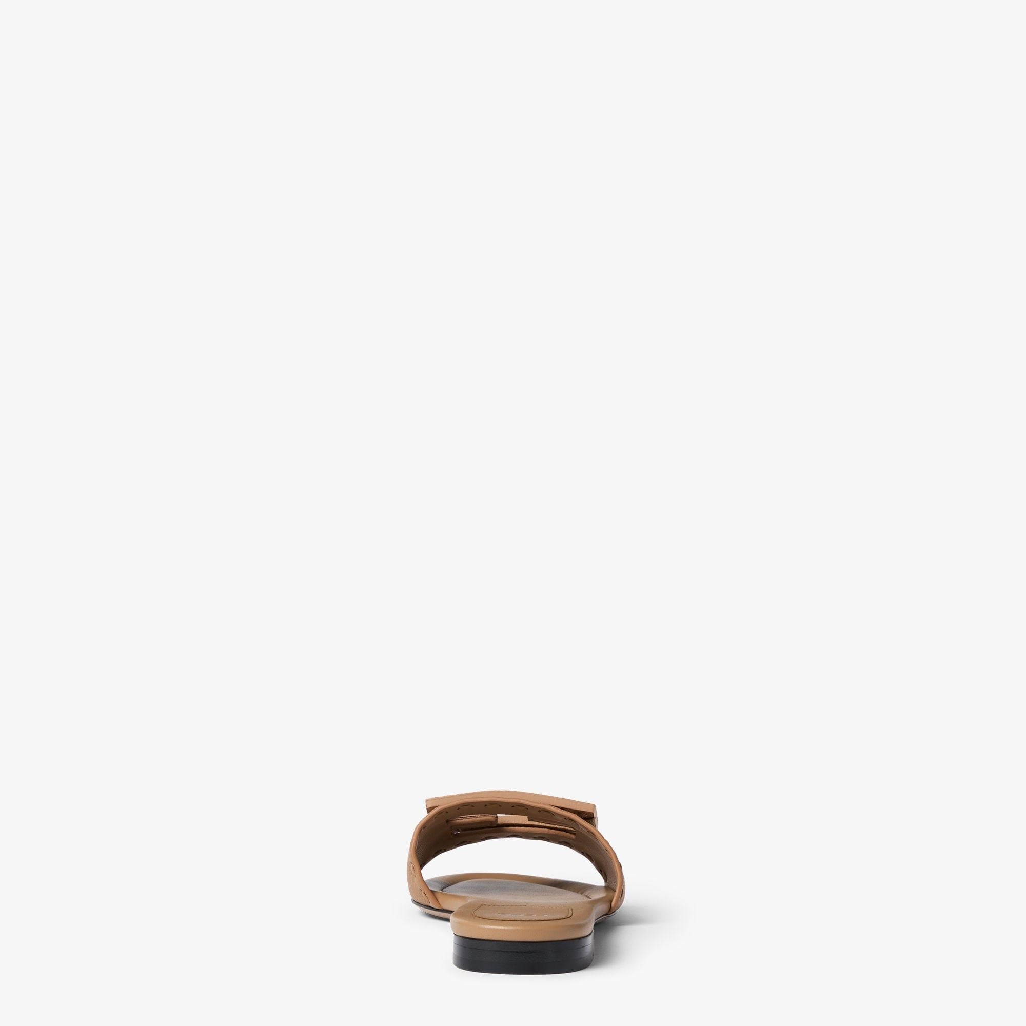  Dép Nữ Fendi Tube 'Light Brown' 