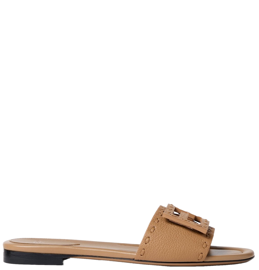  Dép Nữ Fendi Tube 'Light Brown' 