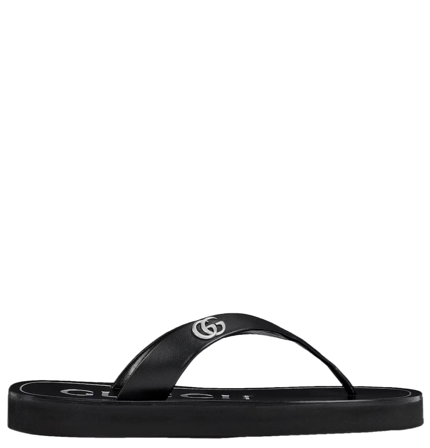  Dép Nữ Gucci Thong Sandal 'Black' 