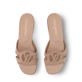  Dép Nữ Louis Vuitton LV Isola Flat Mules 'Beige' 