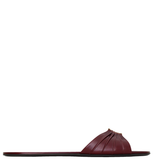  Dép Nữ Saint Laurent Babylone Slides 'Bordeaux' 