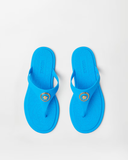  Dép Nữ Versace Alia Rubber Sandals 'Blue' 