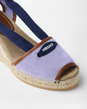  Dép Nữ Versace Lola Suede Sandals 'Lilac' 