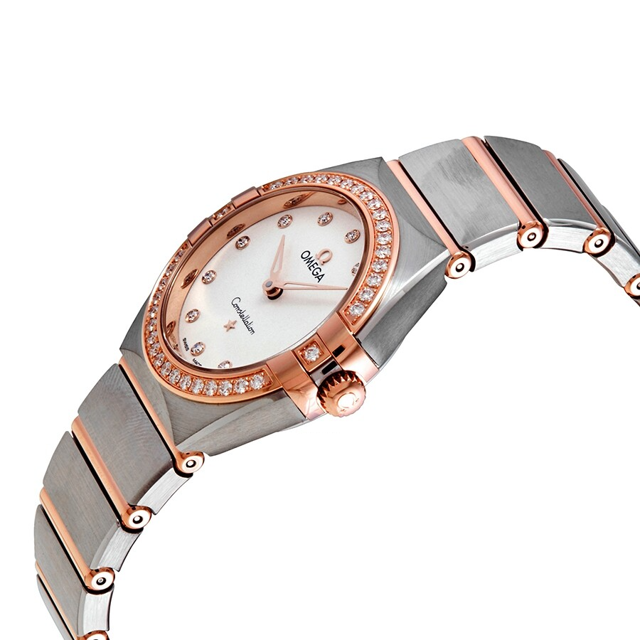  Đồng Hồ Nữ Omega Constellation Manhattan 'Silver' 