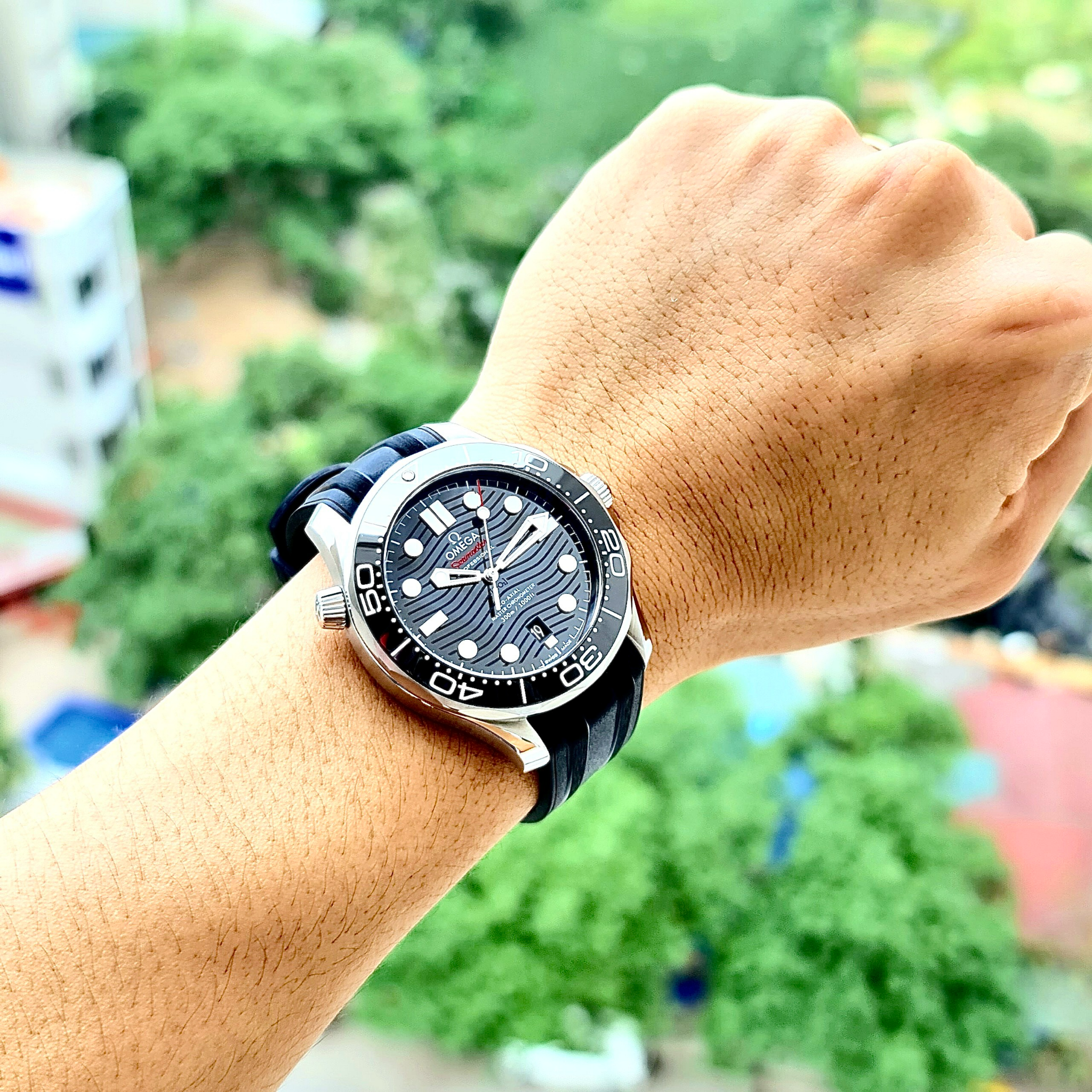  Đồng Hồ Omega Seamaster Automatic 'Black' 