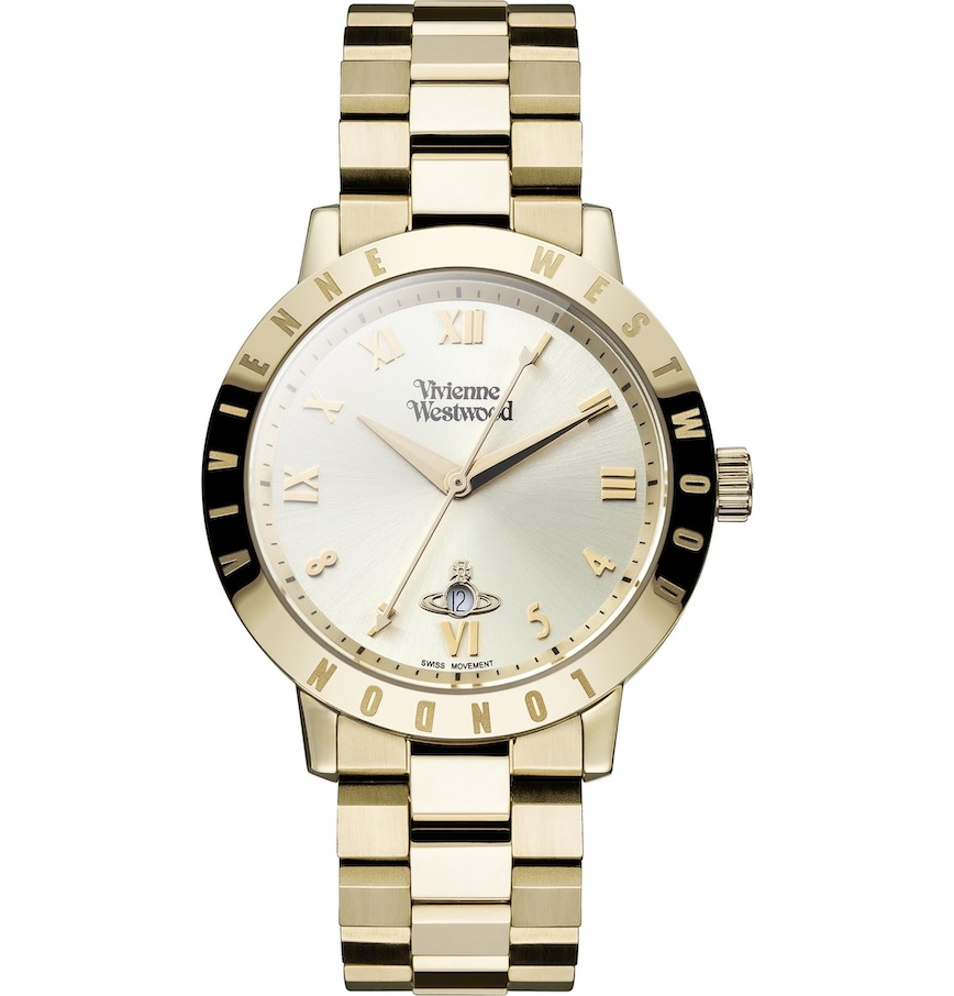  Đồng Hồ Vivienne Westwood Bloomsbury Gold Watch 'Gold' 