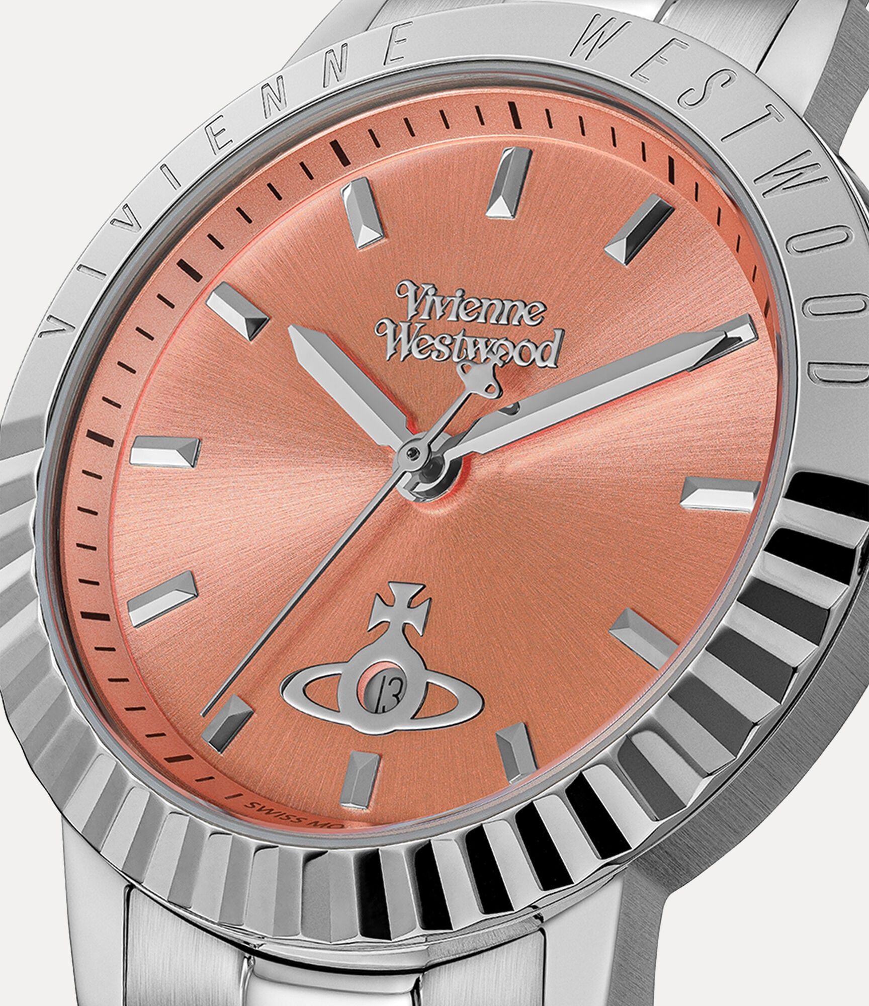 Đồng Hồ Vivienne Westwood Dulwich Watch 'Silver' 