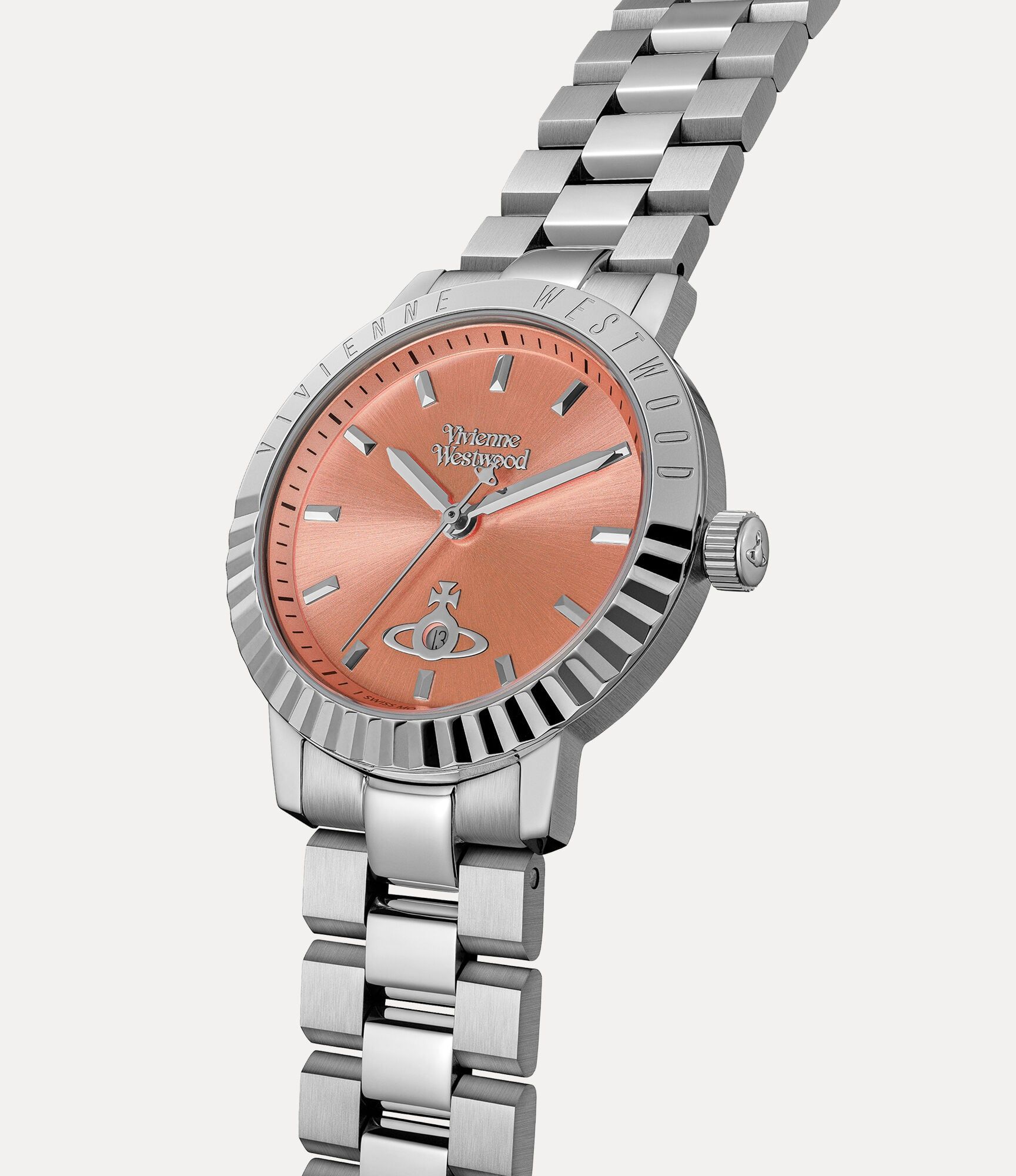  Đồng Hồ Vivienne Westwood Dulwich Watch 'Silver' 