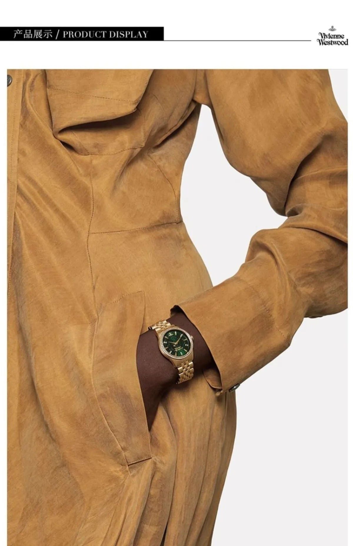  Đồng Hồ Vivienne Westwood Little Wallace Watch 'Gold' 