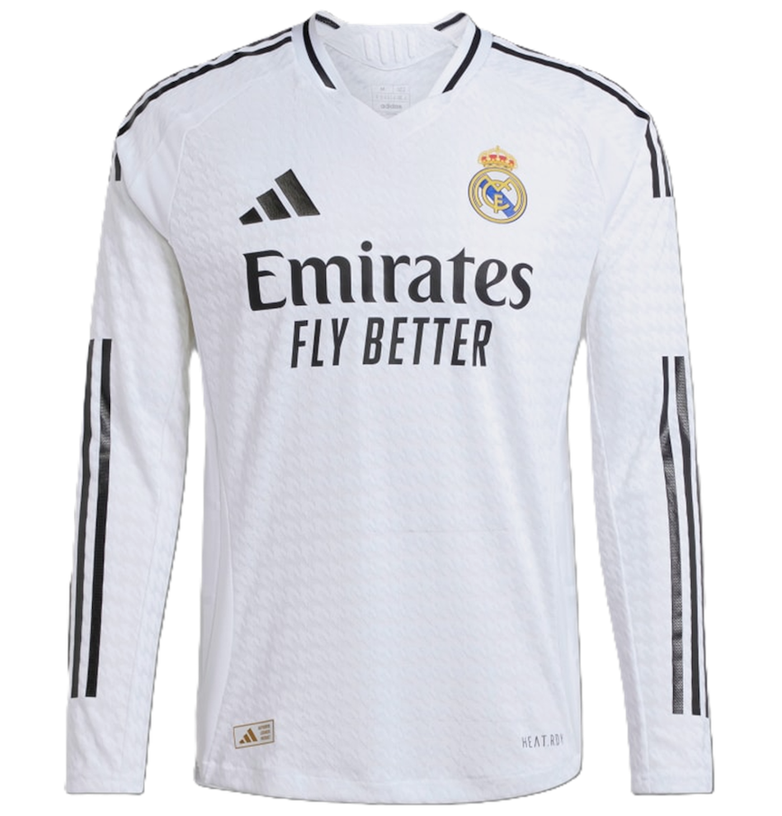  Áo Adidas Real Madrid 24/25 Long Sleeve Home Jersey 'White' 