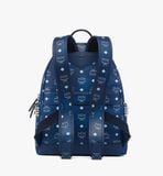  Balo MCM Stark Side Studs Backpack 'Blue Visetos' 