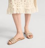  Dép Nữ Dior Dioriviera Dway Slide 'Natural Beige' 