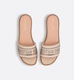  Dép Nữ Dior Dioriviera Dway Slide 'Natural Beige' 
