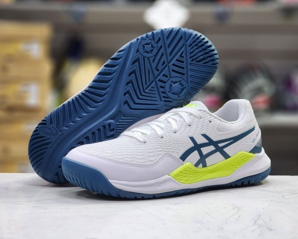  Giày Asics Gel Resolution 9 GS 'White Restful Teal' 