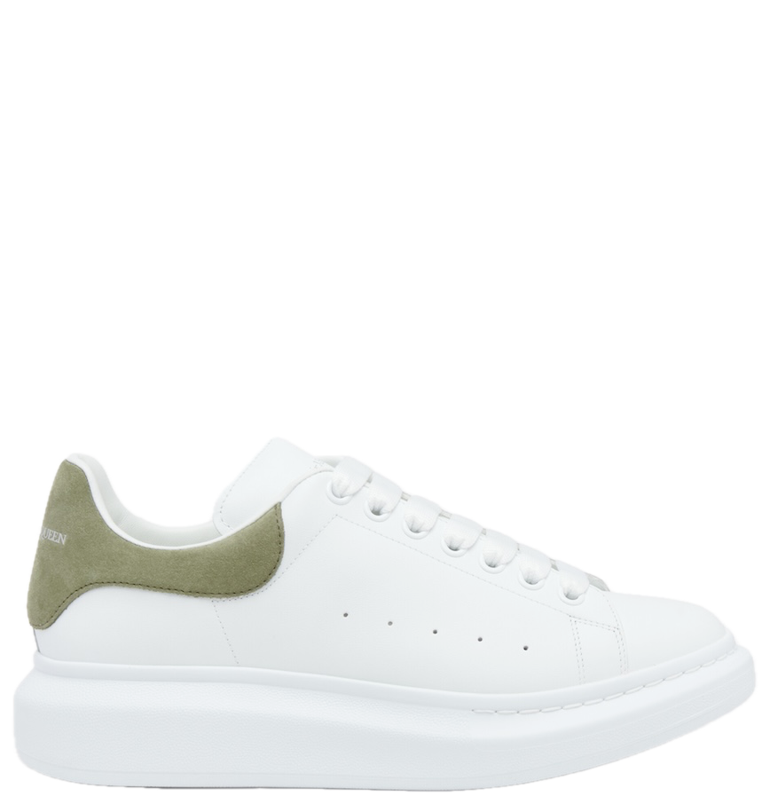  Giày Nam Alexander McQueen Oversized 'White Green' 