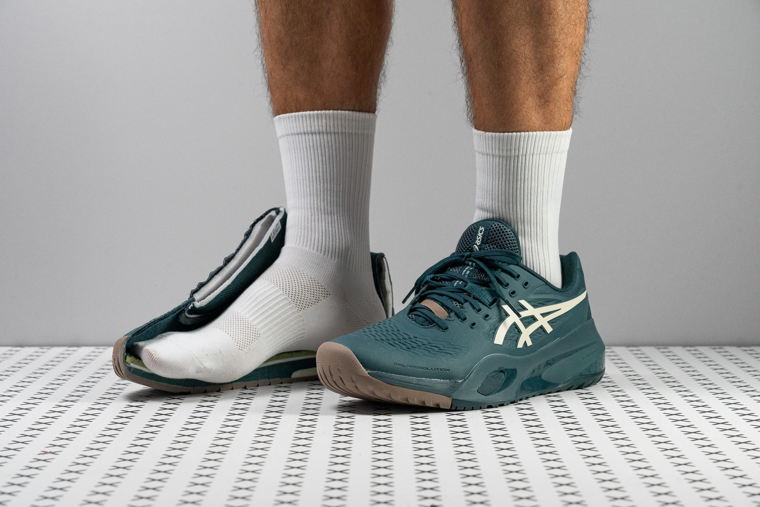 Giày Nam Asics Gel-Resolution X 'Saxon Green Birch' 