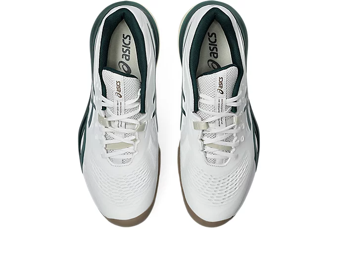  Giày Nam Asics Gel-Resolution X 'White Saxon Green' 