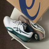  Giày Nam Asics Gel-Resolution X 'White Saxon Green' 