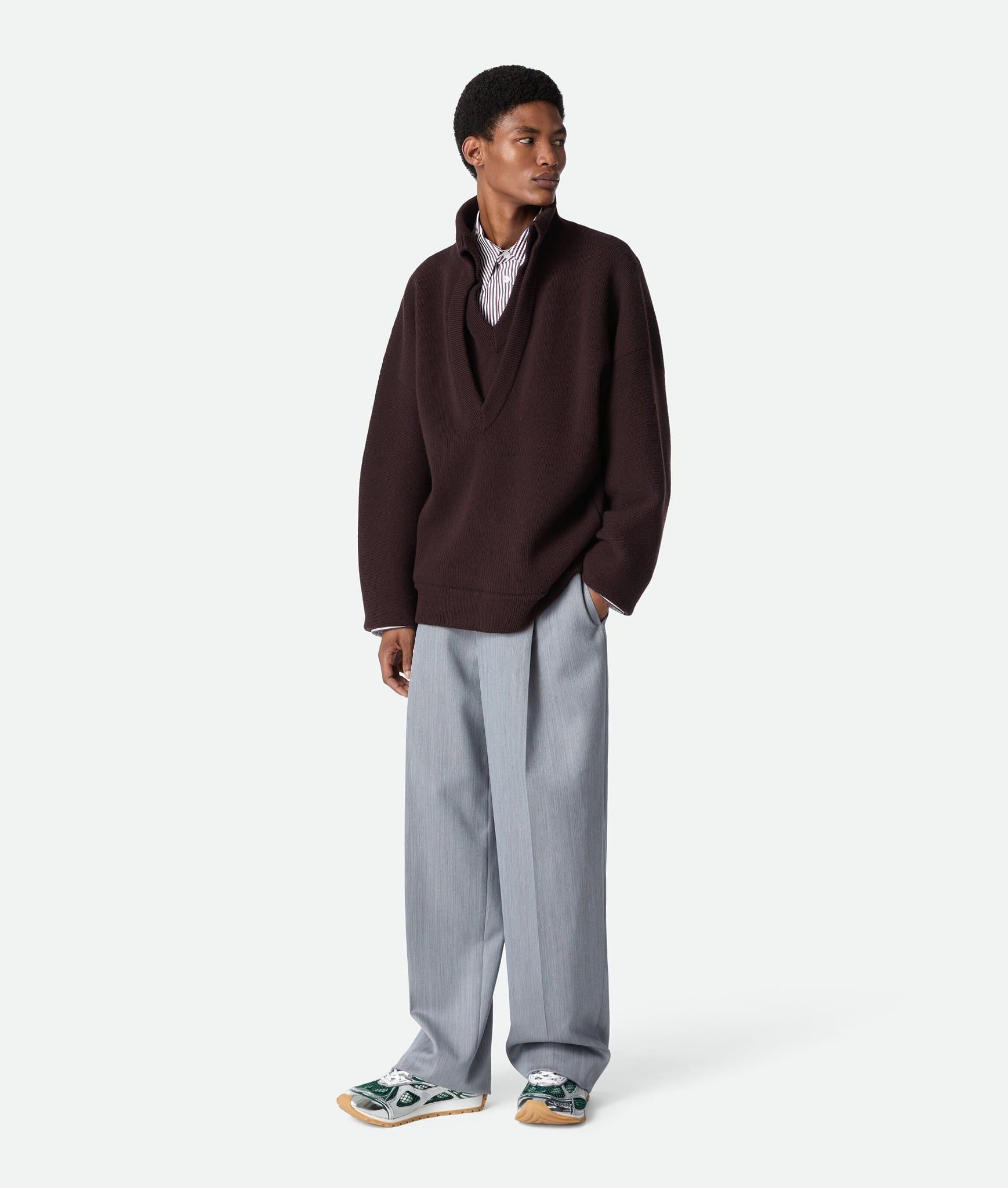  Giày Nam Bottega Veneta Orbit Sneaker 'Billiard' 