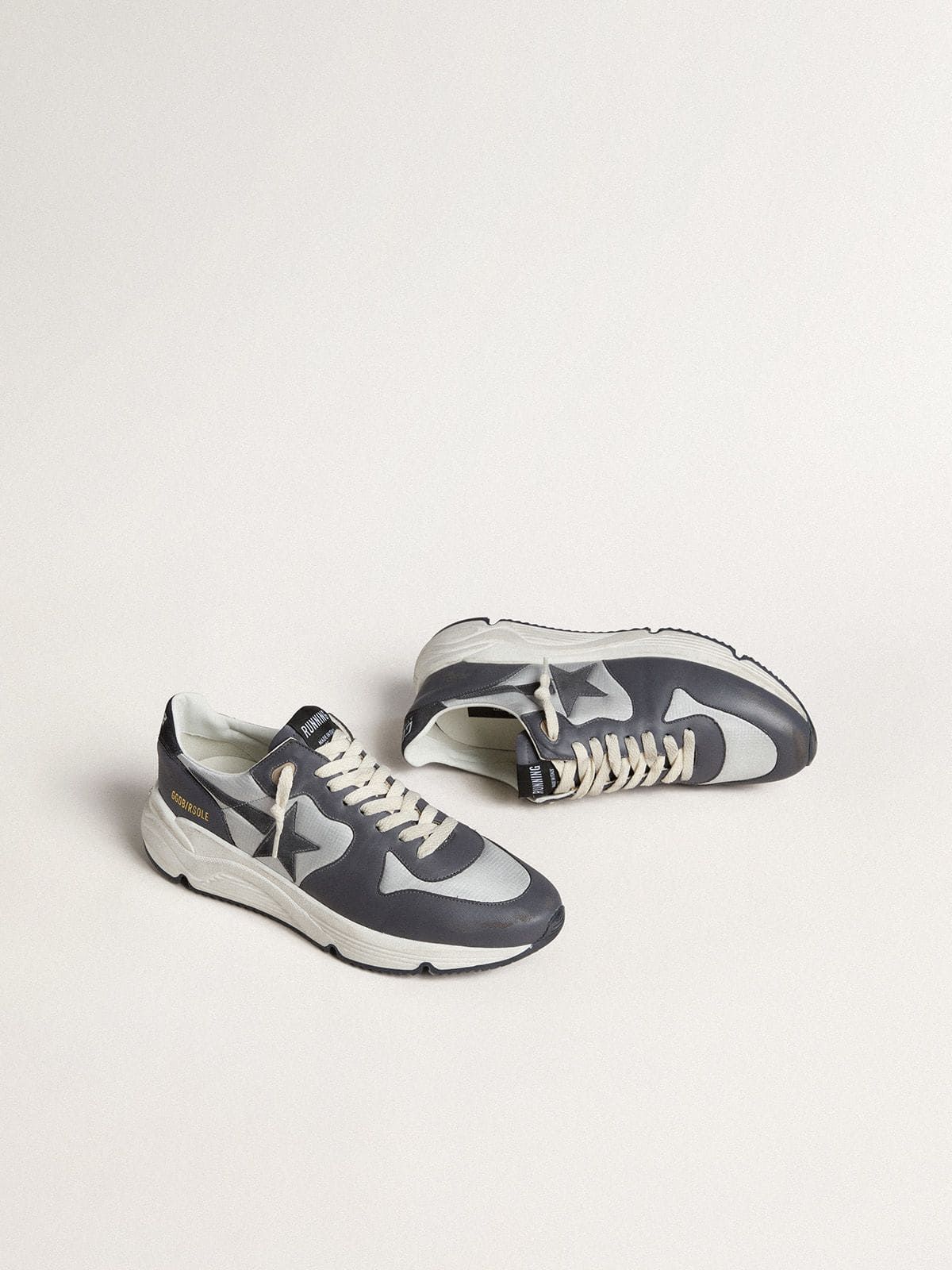  Giày Nam Golden Goose Running Sole 'Gray' 