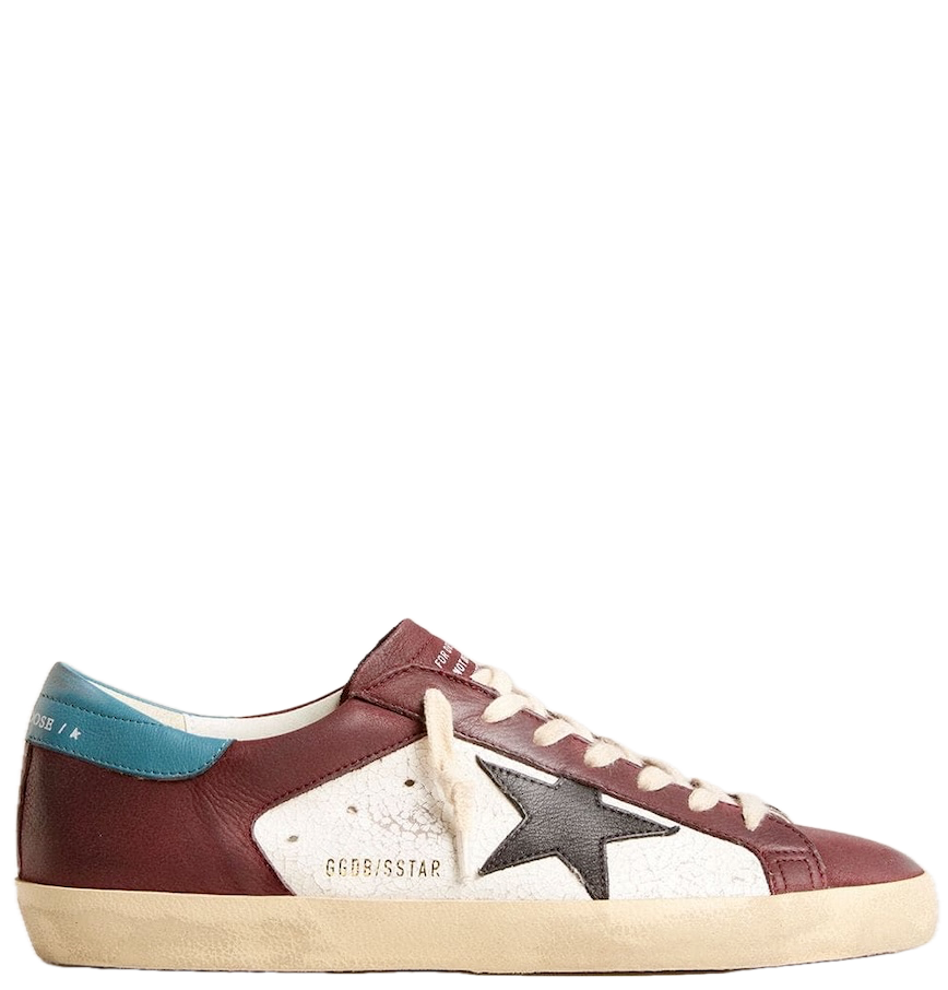 Giày Nam Golden Goose Super-Star 'Burgundy' 