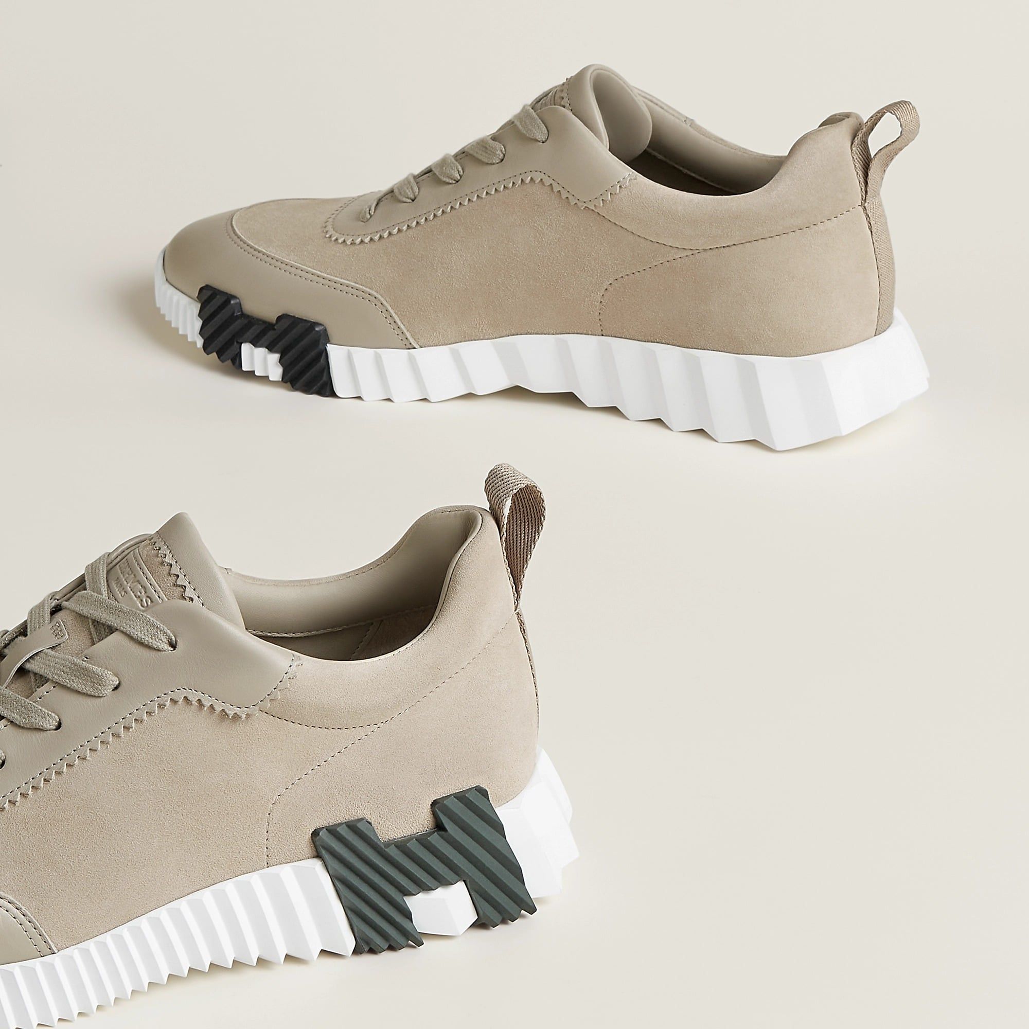  Giày Nam Hermes Bouncing Sneaker 'Beige Esquisse' 