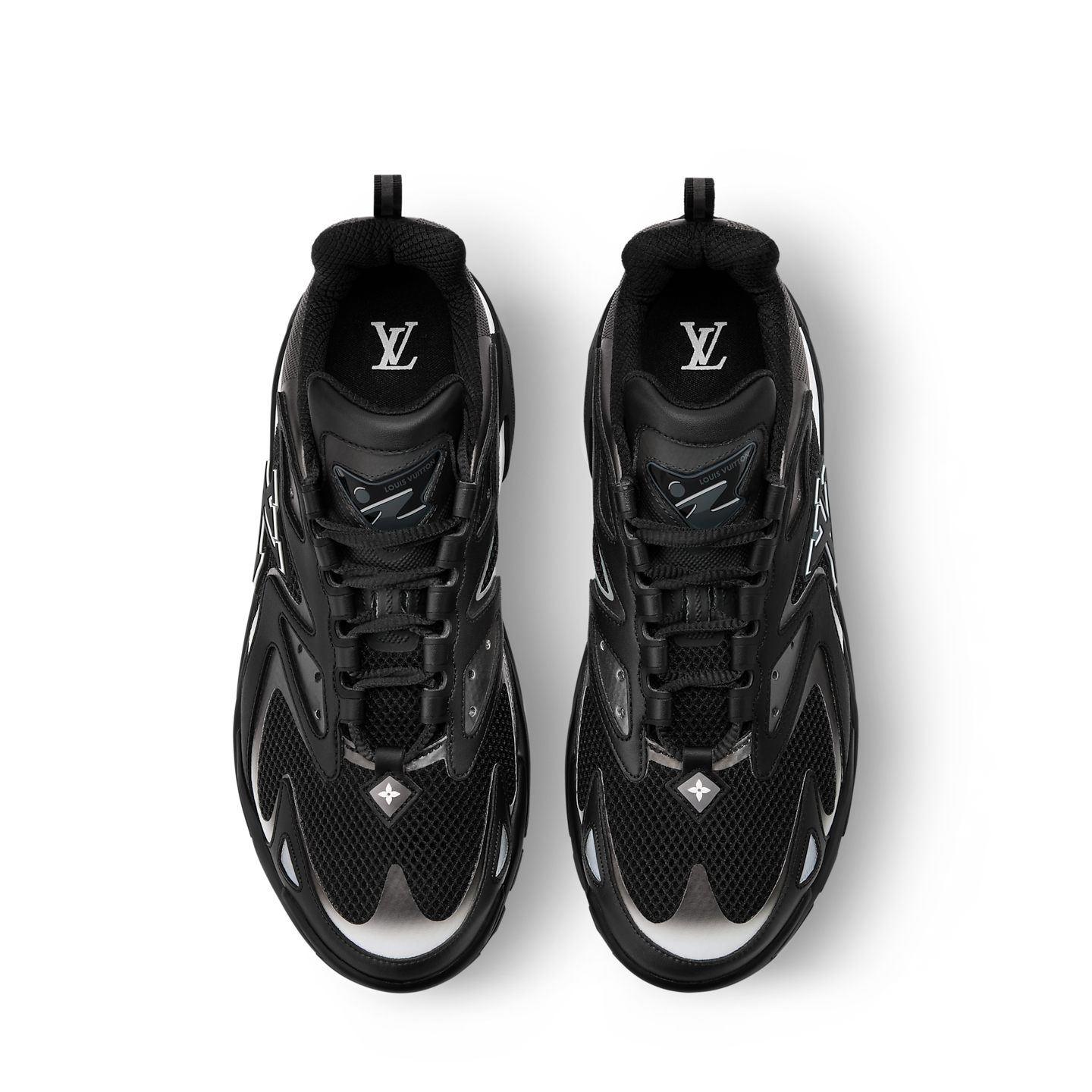 Giày Nam Louis Vuitton LV Runner Tatic Trainers 'Black' 