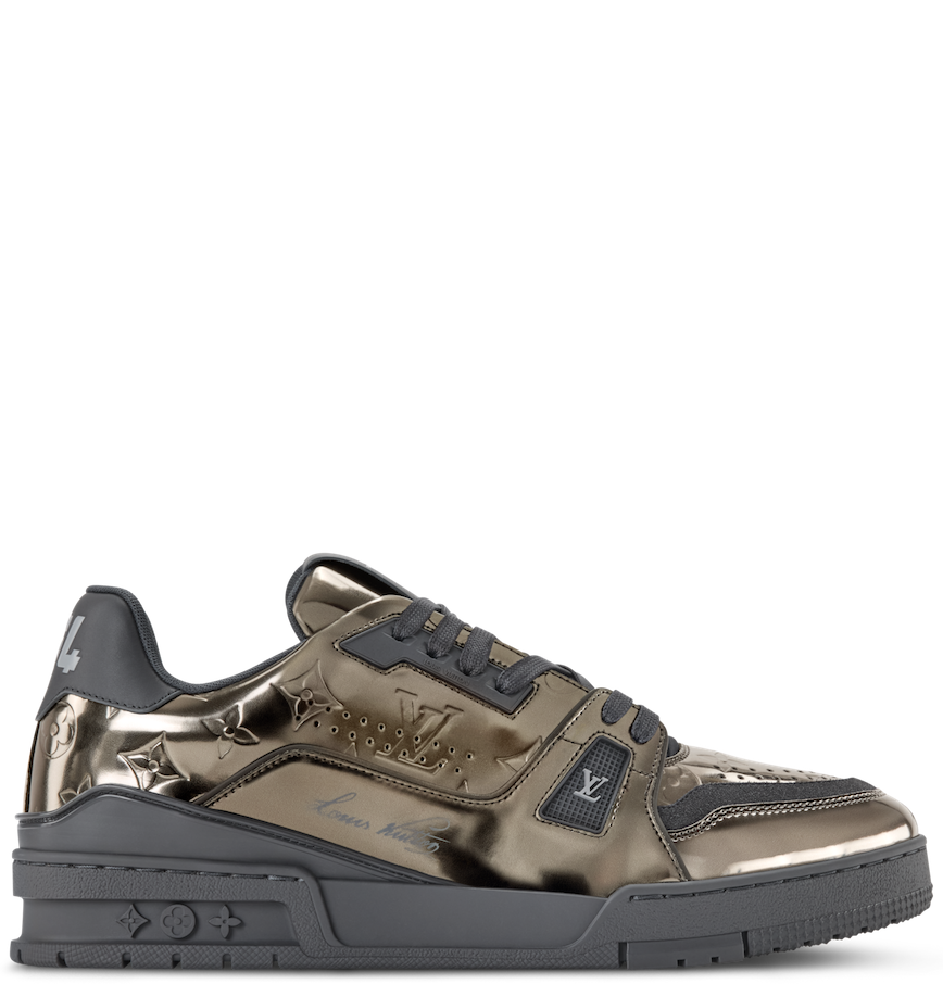  Giày Nam Louis Vuitton LV Trainer Sneaker 'Anthracite Gray' 