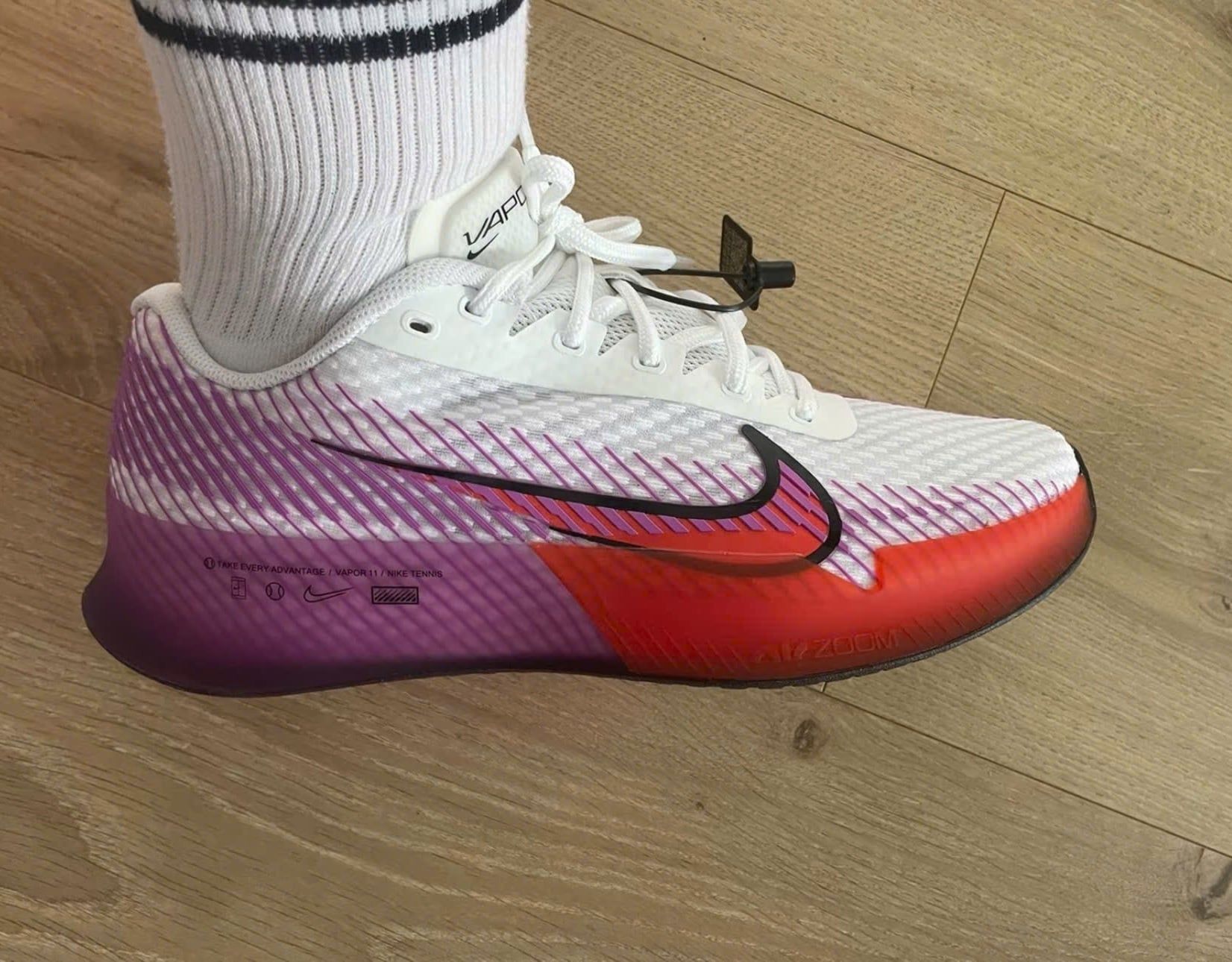  Giày Nam Nike Court Air Zoom Vapor 11 'White Fuchsia' 