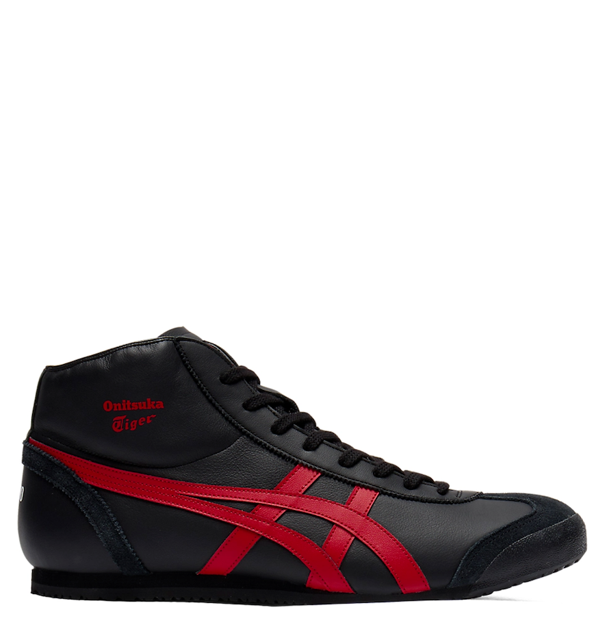  Giày Nam Onitsuka Tiger Mexico Mid Runner 'Black Red' 