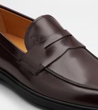  Giày Nam Tod's Loafers In Leather 'Burgundy' 