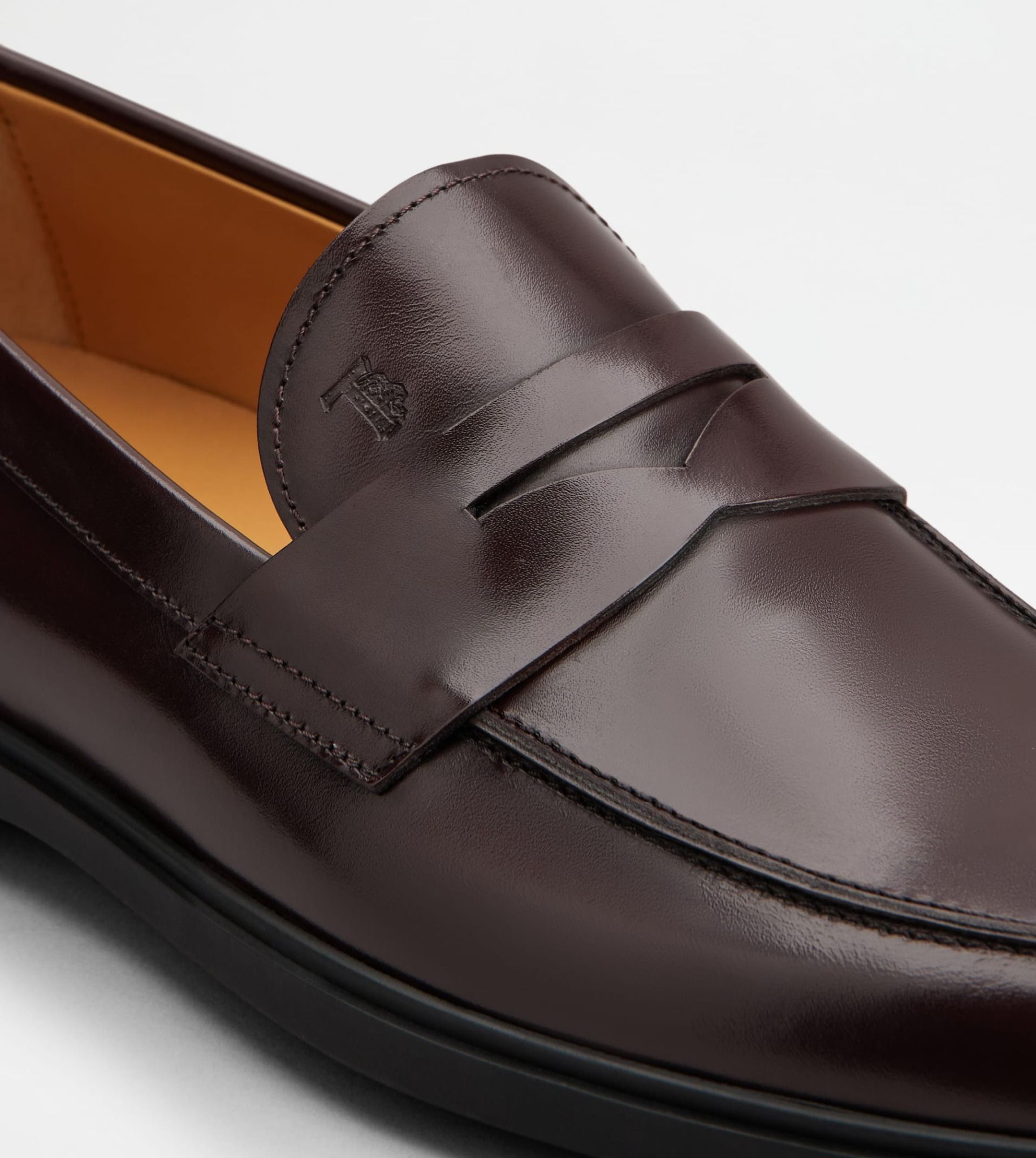  Giày Nam Tod's Loafers In Leather 'Burgundy' 