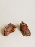  Giày Nữ Golden Goose Dad-Star 'Brick-red' 