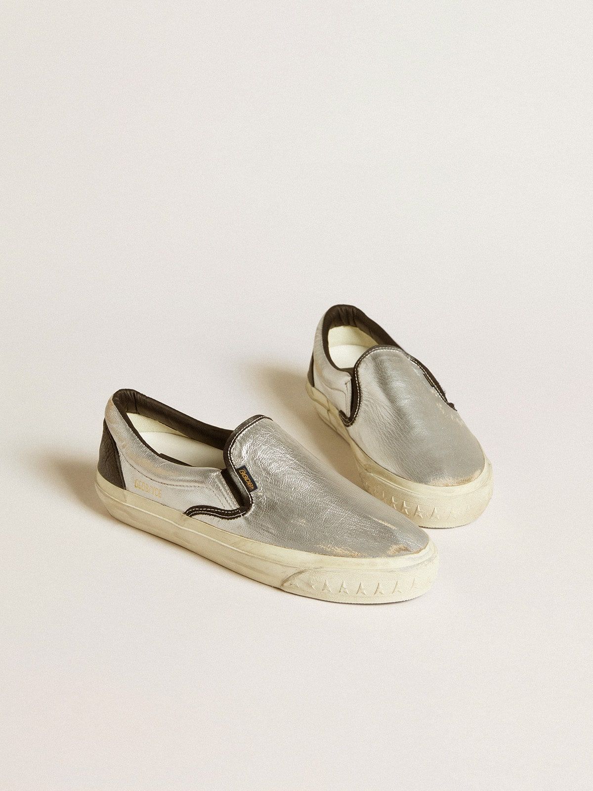  Giày Nữ Golden Goose VCE Penstar 'Silver' 
