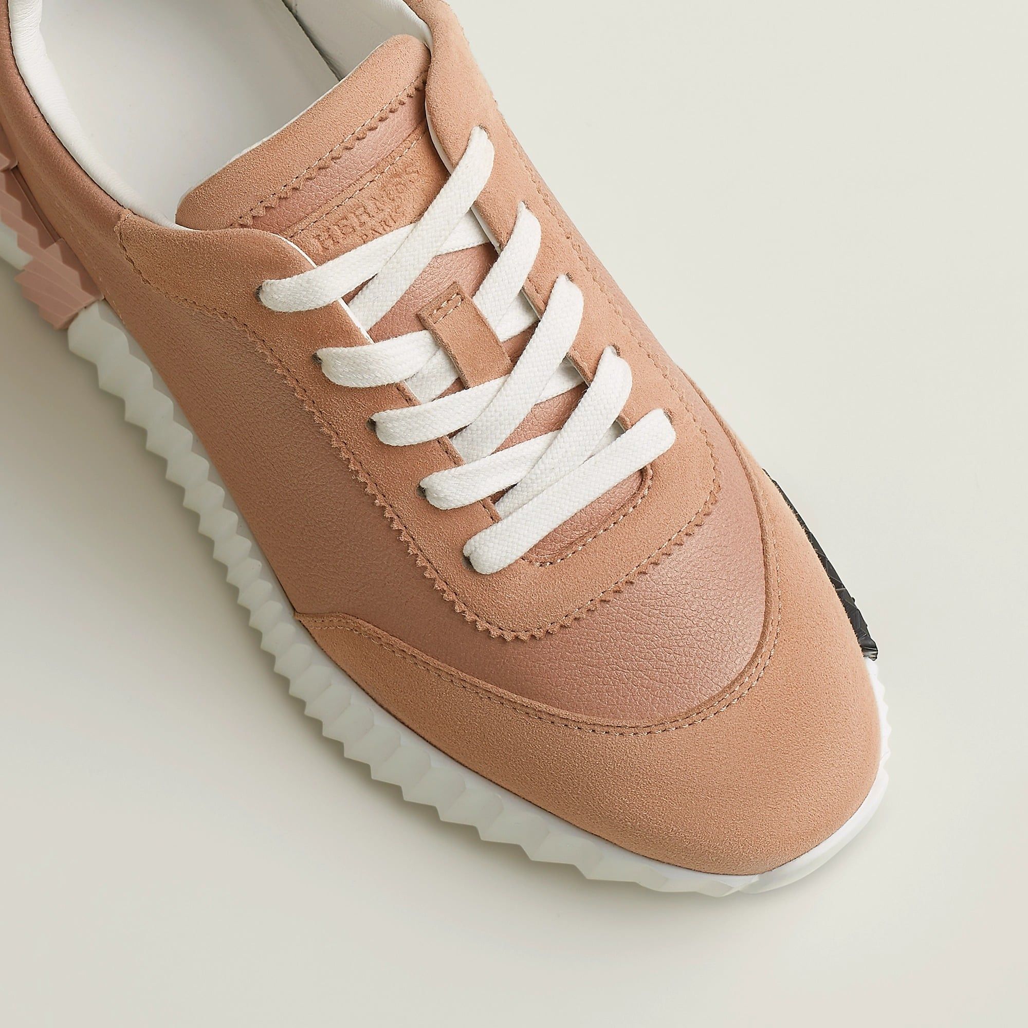  Giày Nữ Hermes Bouncing Sneaker 'Beige Perlino' 