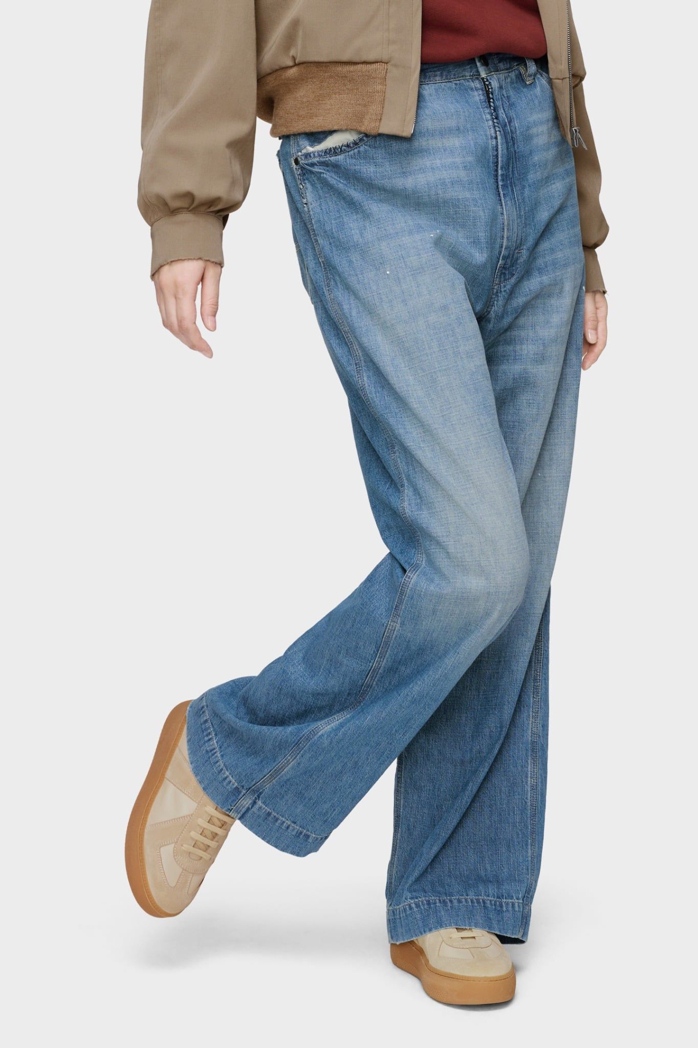  Giày Nữ Maison Margiela Replica Wedge 'Beige' 