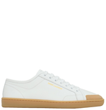  Giày Nữ Saint Laurent Gym Sneakers 'Blanc Optique' 