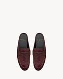  Giày Nữ Saint Laurent Le Loafer Mules 'Bordeaux' 