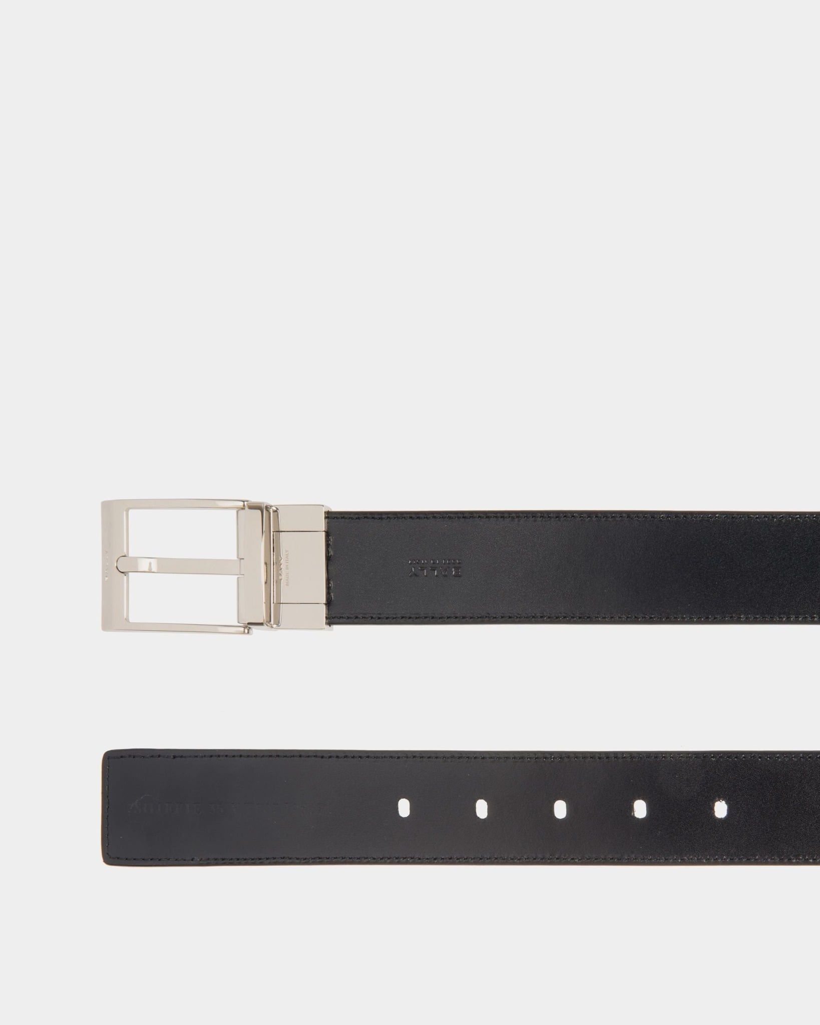  Thắt Lưng Nam Bally Shiffie 35mm Reversible Belt 'Black' 