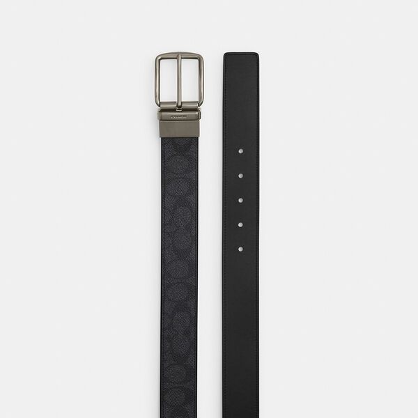  Thắt Lưng Nam Coach Artificial Leather Belts 'Black' 