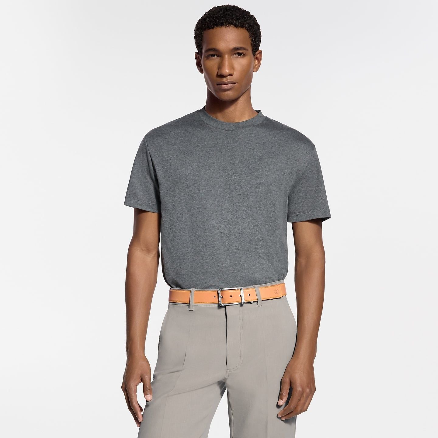  Thắt Lưng Nam Louis Vuitton Corner Pin Trunk 35MM 'Beige' 